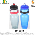 Bouteille d&#39;eau de sport en plastique sans BPA de Bicyclette de 750ml, bouteille d&#39;eau courante en plastique de PE (HDP-0664)